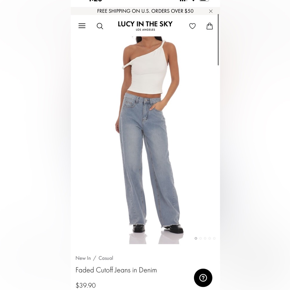 Lucy in the Sky Light Blue Flare Jeans